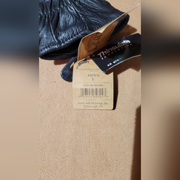 Vintage 3m Thinsulate Jacob Ash leather gloves - Picture 7 of 11